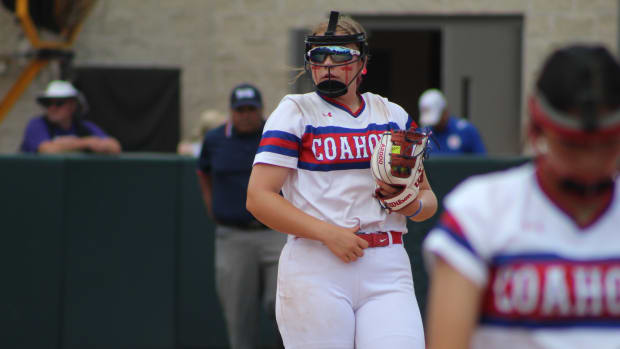 Coahoma Emory Rains 3A UIL state semifinals Texas softball playoffs 053123 Andrew McCulloch 24